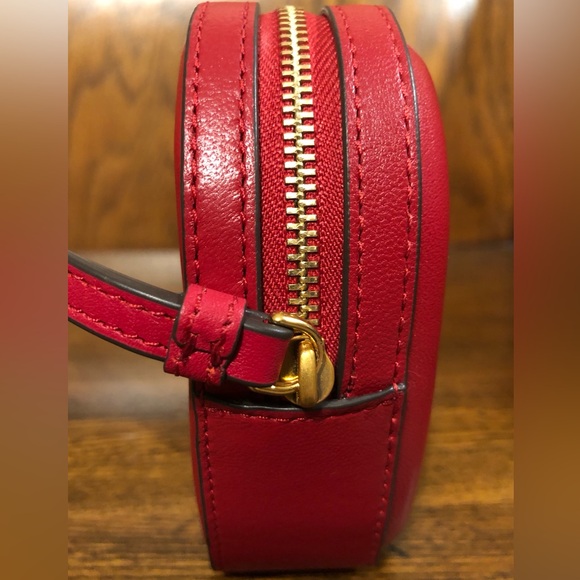 NWT-Kate Spade-Pitter Patter Heart ❤️Convertible Coin Purse-Perfect Cherry-$128 - Picture 5 of 16